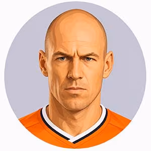 Arjen Robben portrait